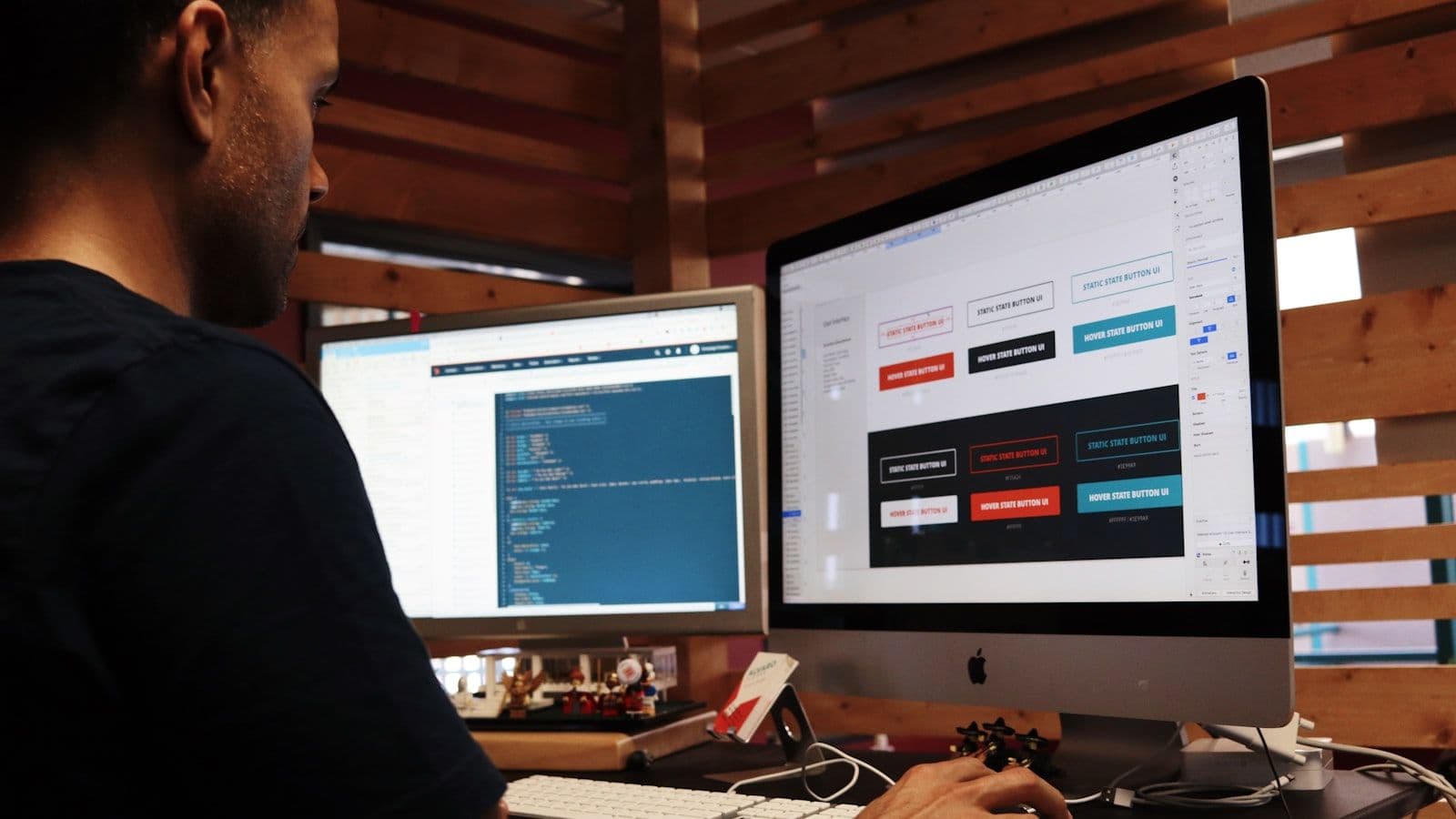 Creative team collaborating in an agency brainstorming session