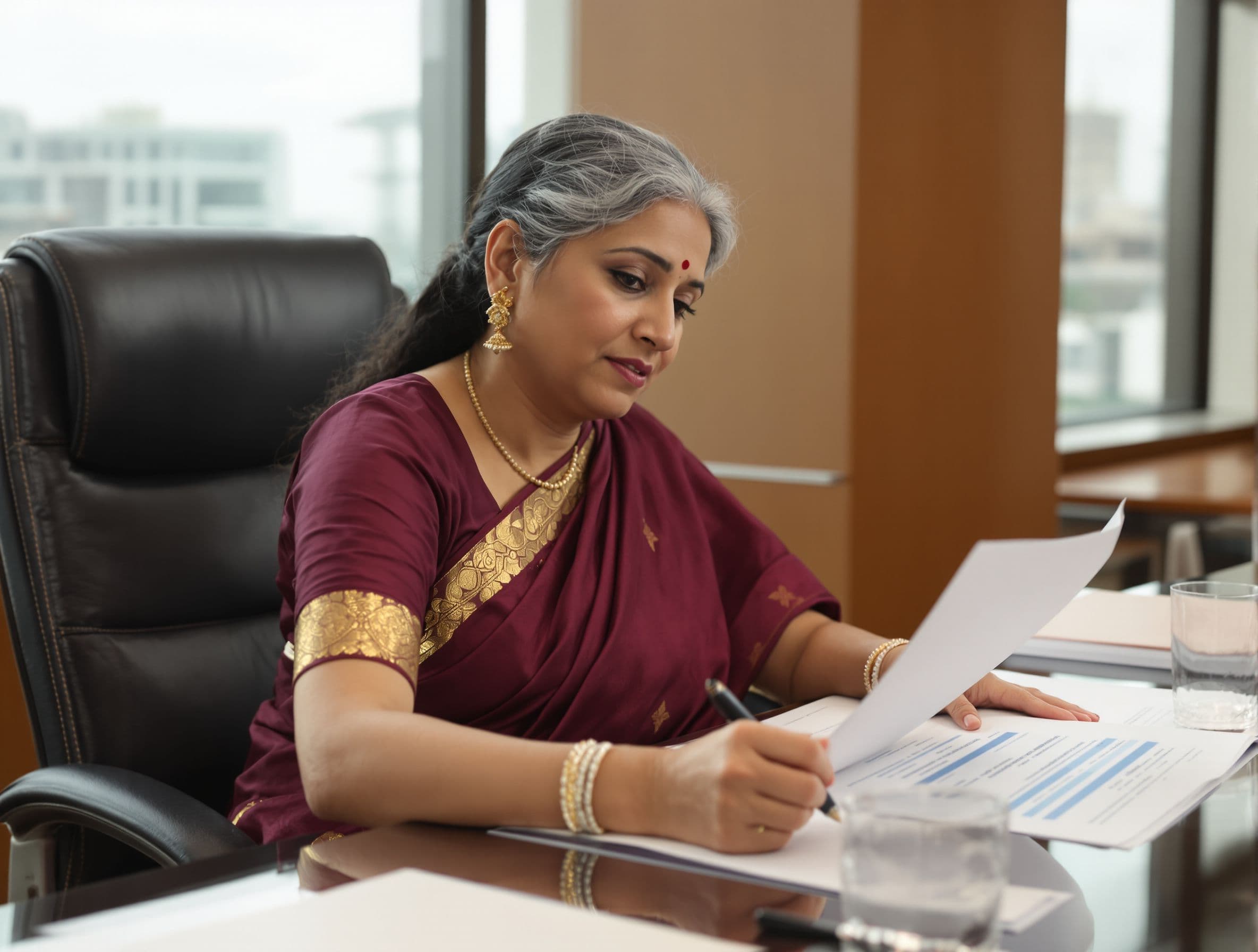 Indian Woman Ceo Saree - ai governance & risk management insights
