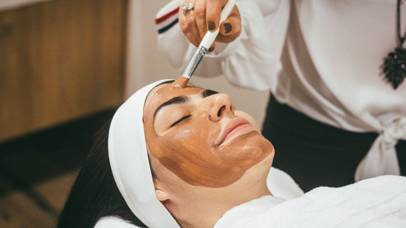 Professional aesthetic treatment in a medical spa setting