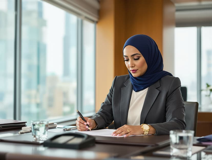 Muslim Woman Ceo Hijab - ai governance & risk management insights